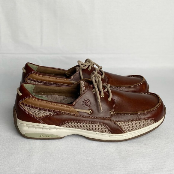Dunham Captain Brown Leather Boat Shoe 10.5 - Picture 2 of 11